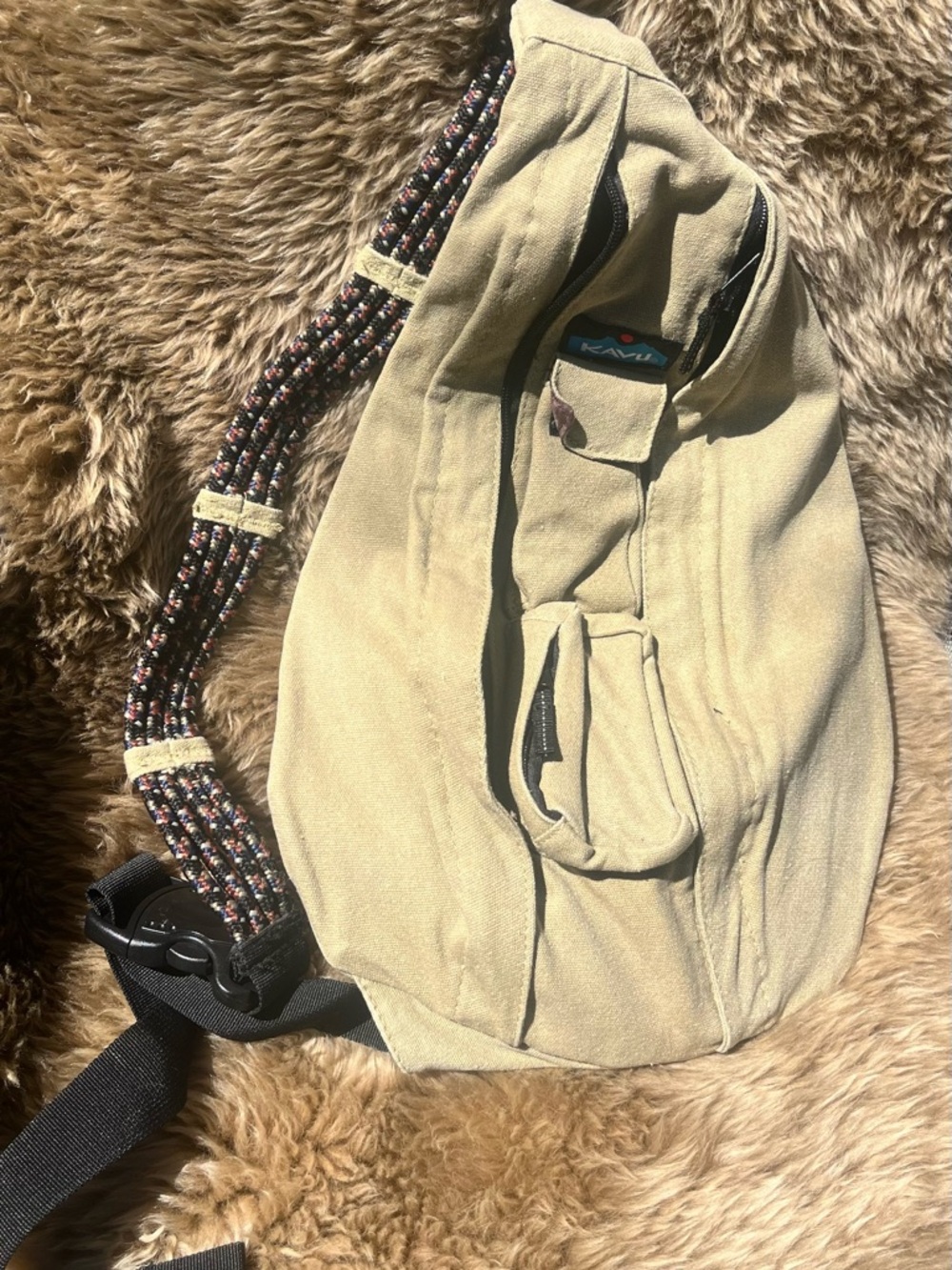 KAVU Beige Sling Bag - Casual Everyday Carry
